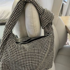 Fabulous Madison West Los Angeles Knotted Rhinestone Evening Bag NWT